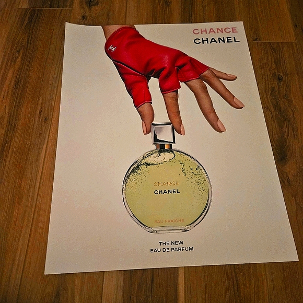Chanel Chance Fragrance Poster Home Decor Luxury Room Decor Wall Decor